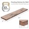 Sorbus 3 Pack Long Floating Shelves for Wall, Large Floating Shelves for Bedroom, Kitchen, Living Room, Bathroom Shelves, Farmhouse Home Decor - 35 x 9 Inch Wall Mounted Floating Shelves for Wall